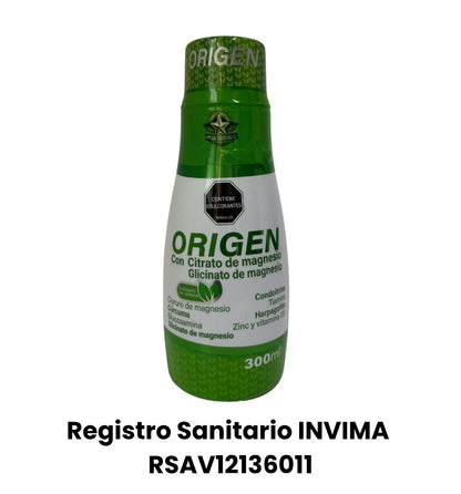 Bebida funcional con glucosamina, magnesio, cúrcuma y vitaminas. Ayuda a cuidar tus articulaciones, músculos y huesos. Producto con registro INVIMA. No es un medicamento.